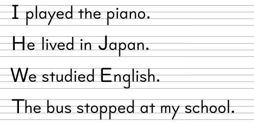 I played the piano.