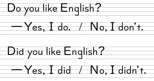 Did you like English?