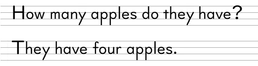 How many apples do they have?
